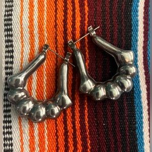 Vintage 1980’s sterling silver shrimp earrings